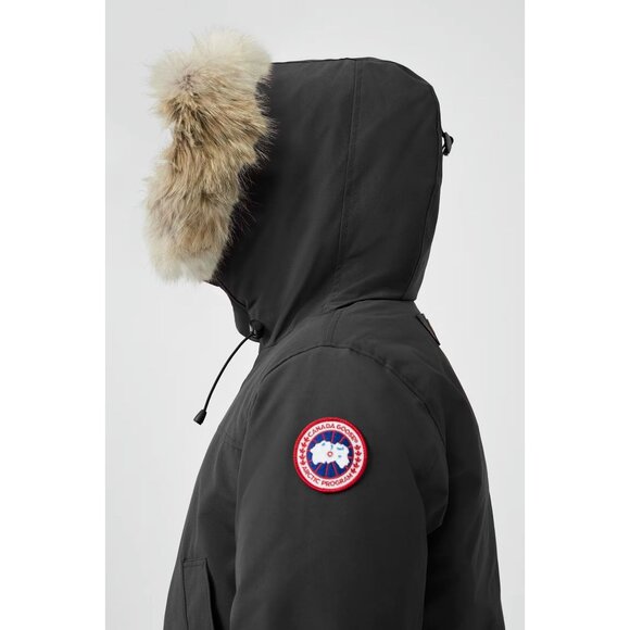 Canada Goose Langford Parka Mens Size M Graphite With Fur Hood - Picture 3 of 12